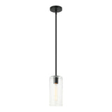 Lincoln Pendant 9.88 Inch Matte Black