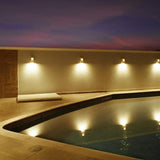 Lind Ceramic Wall Light by Geo Contemporary installed in a styled interior - lifestyle view 3
