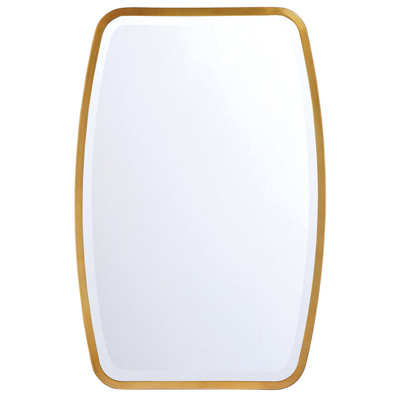 Lindee Mirror Antique Gold By Crystorama
