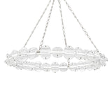Lindley Chandelier - 38 Inch - Polished Nickel by Hudson Valley