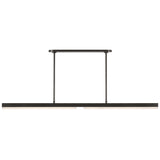 Linea Linear Suspension Light Bronze By Visual Comfort Modern - Front View2