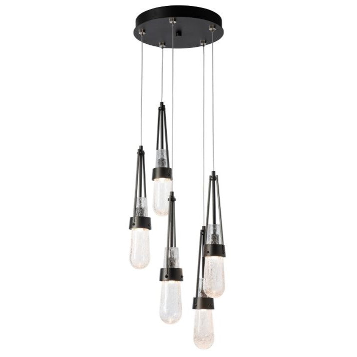 Link 5-Light Blown Glass Pendant