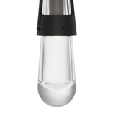 Link Clear Glass Low Voltage Mini Pendant in Black by Hubbardton Forge