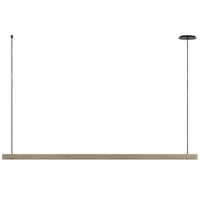 Lino Linear Suspension Small Honed Concrete Main View 1