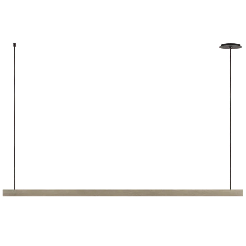 Lino Linear Suspension Small Honed Concrete Main View 1
