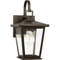 Linton Outdoor Wall Lantern — 13 Inch, Antique Bronze