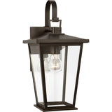 Linton Outdoor Wall Lantern — 16 Inch, Antique Bronze
