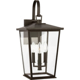 Linton Outdoor Wall Lantern — 20.5 Inch, Antique Bronze