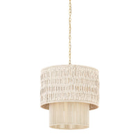 Lisbeta Chandelier - Aged Brass