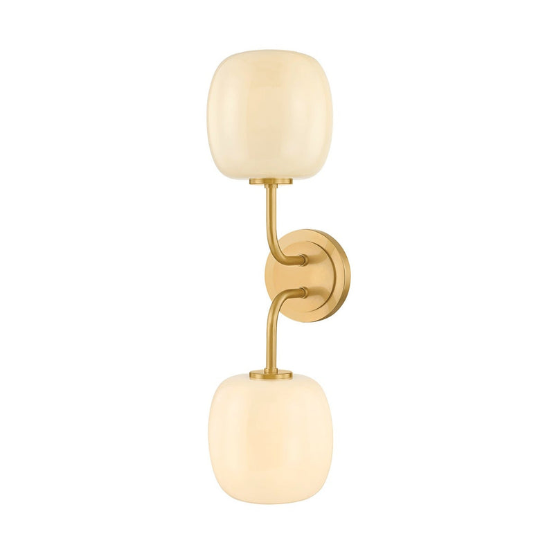 Lisette Bath and Vanity Light - Aged Brass