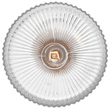 Lisette Pendant Light Lacquered Brass ?Clear By Lark Living - Down View