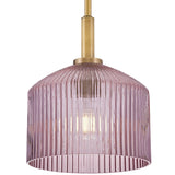 Lisette Pendant Light Lacquered Brass Rose By Lark Living - Detailed View