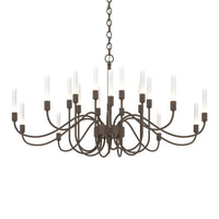 Lisse Chandelier 20 Light in Bronze by Hubbardton Forge