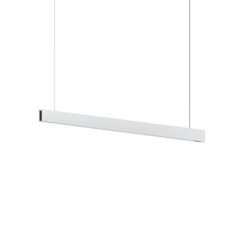 Lithe 2 Sided Linear Pendant Natural Anodized Medium By Sonneman