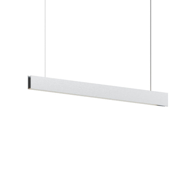 Lithe 2 Sided Linear Pendant Natural Anodized Small By Sonneman