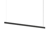 Lithe 2 Sided Linear Pendant Textured Black Extra Large By Sonneman