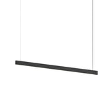 Lithe 2 Sided Linear Pendant Textured Black Large By Sonneman