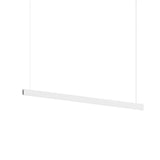 Lithe 2 Sided Linear Pendant Textured White Large By Sonneman