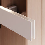 Lithe 2 Sided Linear Pendant Textured White Medium By Sonneman Detailed View