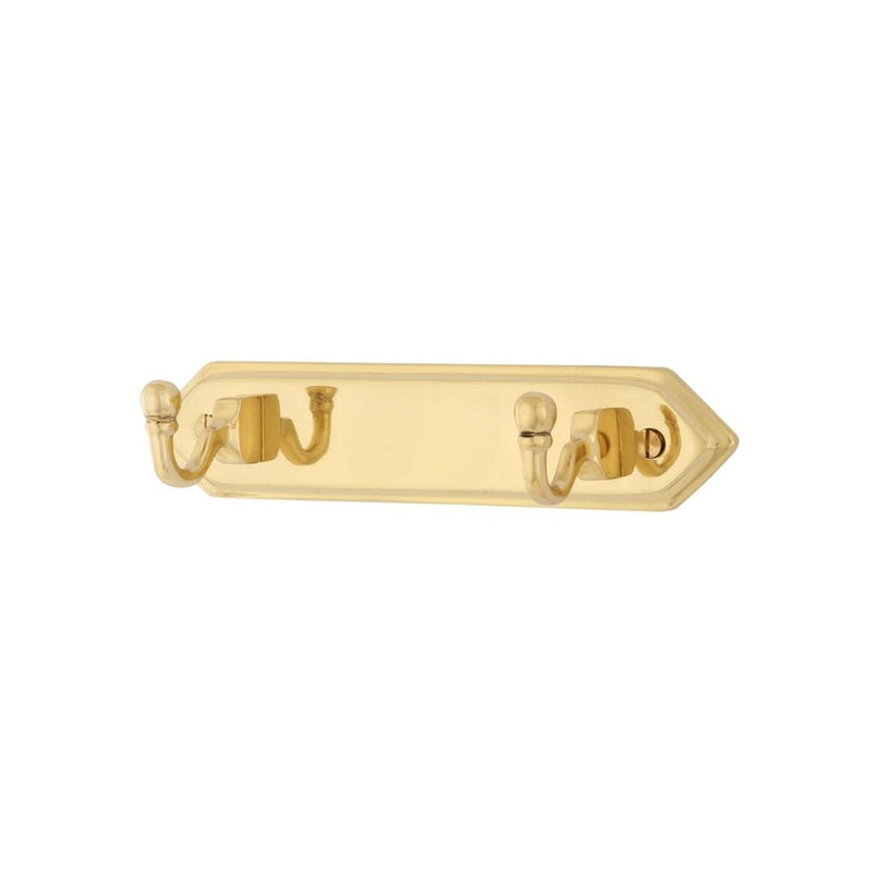 Littleton Double Brass Coat Rack