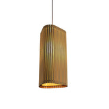 Living Hinges Narrow Pendant By Accord Lighting, Finish: Pale Gold