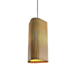 Living Hinges Narrow Pendant By Accord Lighting, Finish: Sand