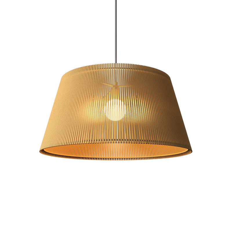 Living Hinges Taper Drum Pendant By Accord Lighting, Finish: American Gold