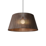 Living Hinges Taper Drum Pendant By Accord Lighting, Finish: American Walnut