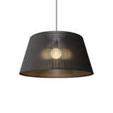 Living Hinges Taper Drum Pendant By Accord Lighting, Finish: Lead Grey