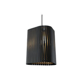 Living Hinges Wide Pendant, Finish: Charcoal
