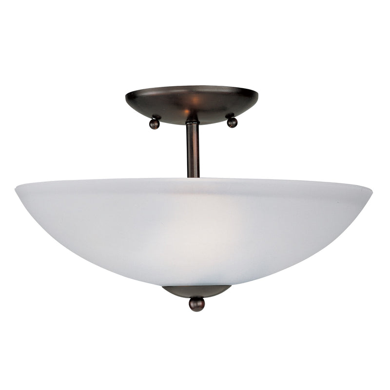 Logan Semi-Flush Mount Oil Rubbed Bronze by Maxim Lighting