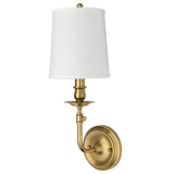 Logan Wall Sconce - 1-Light - Aged Brass by Hudson Valley