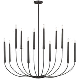 Lois Chandelier Medium Aged Iron By Visual Comfort Studio 