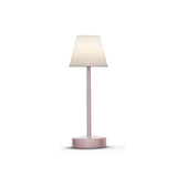 Lola Slim Portable Table Lamp Rose Gold By New Garden