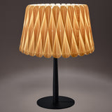 Lola Table Lamp Natural Beech Matte Black By LZF Lamps - With Light