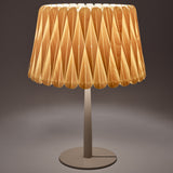 Lola Table Lamp Natural Beech Matte Ivory By LZF Lamps - With Light