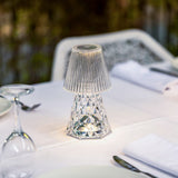 Lola Lux Table Lamp - on a set table