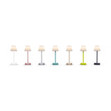 Lola Slim Portable Table Lamp - colour range