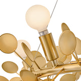 Lolli Chandelier Distressed Brass By Lark Living - Detailed View2