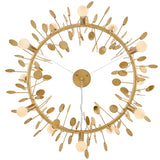Lolli Chandelier Distressed Brass By Lark Living - Down View