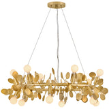 Lolli Chandelier Distressed Brass By Lark Living