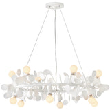 Lolli Chandelier Textured Plaster By Lark Living - Front View1