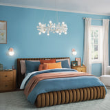 Lolli Chandelier Textured Plaster By Lark Living - Lifestyle View