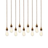 Lome Cluster - Antique Brass