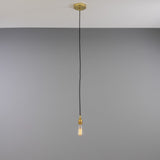Lome Twisted Pendant - Polished Brass