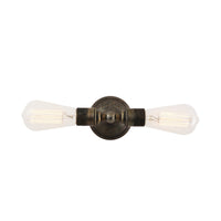 Lome Vintage Double wall light - Antique Silver