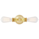 Lome Vintage Double wall light - Polished Brass