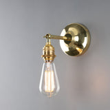 Lome Vintage Industrial Wall Light Polished_Brass