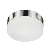 Lomita Flush Mount — 12 Inch, Brushed Nickel