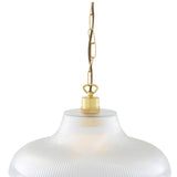 London Prismatic Railway Pendant - Polished Brass